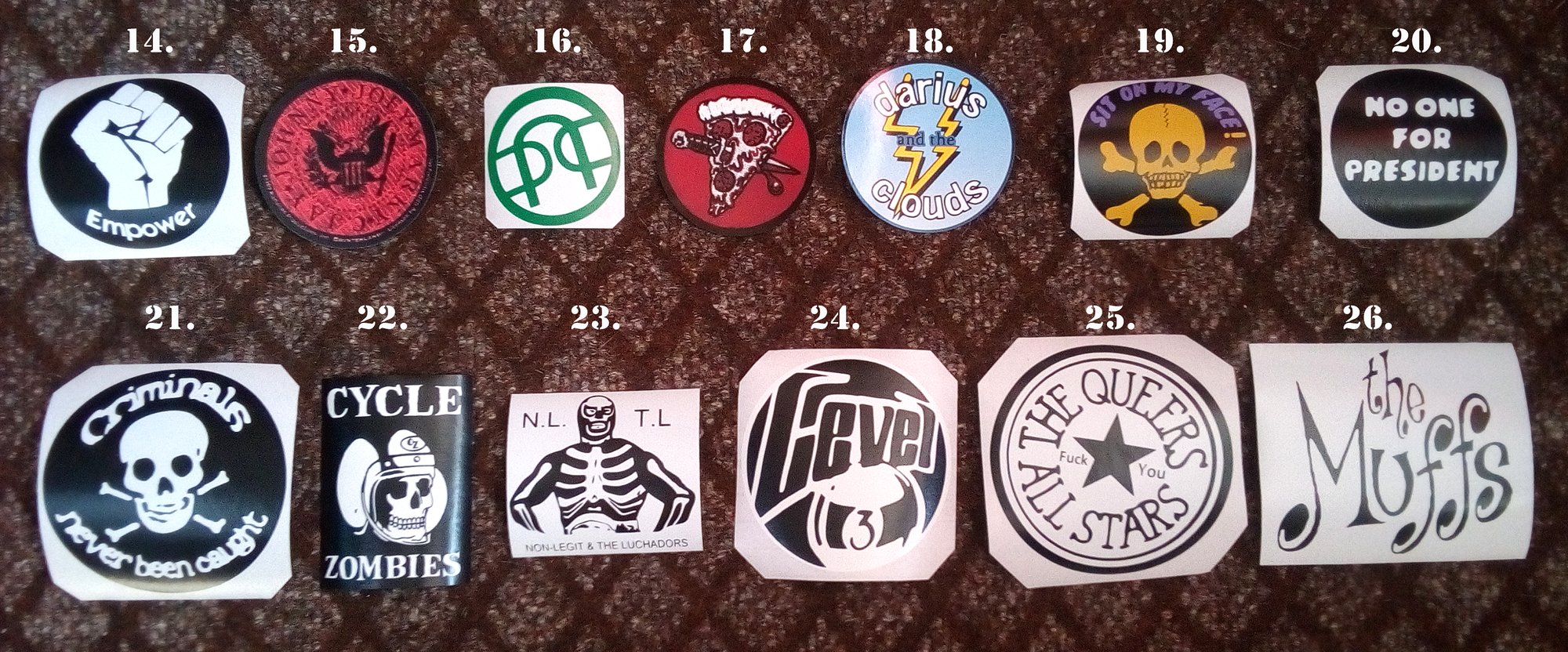 Choose Any 20 Billie Joe guitar stickers Just $49 Green Day